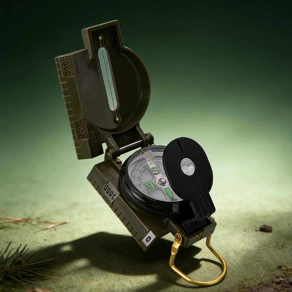 Waterproof Professional Compas - огляд і ціна Compass Lensatic