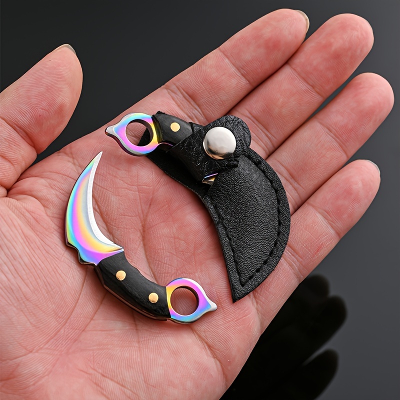 Mini Knife Keychain Pocket Kni - огляд і ціна Bushcraft Knife Fixed