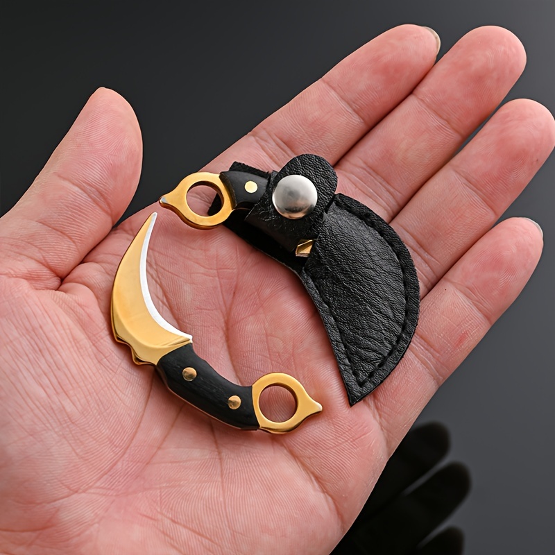 Mini Knife Keychain Pocket Kni - огляд і ціна Bushcraft Knife Fixed