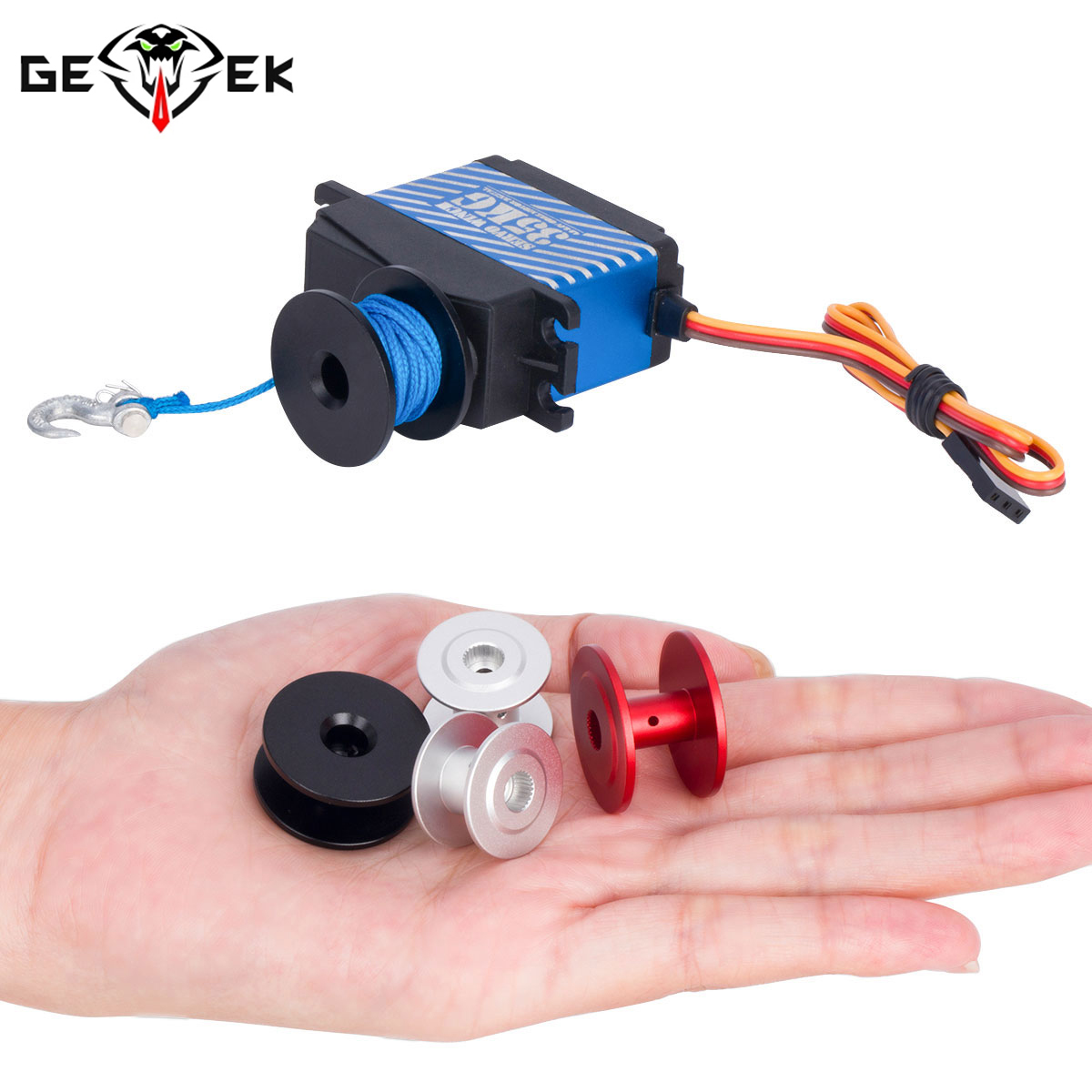25t Steering Gear Servo Winch  - огляд і ціна Rescue Rope Throw