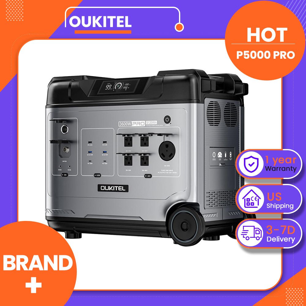 OUKITEL P5000 Pro Portable Pow - огляд і ціна Solar Emergency Charger